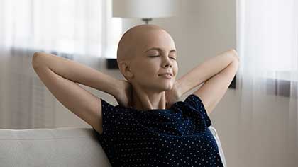 Cancer patient stretching
