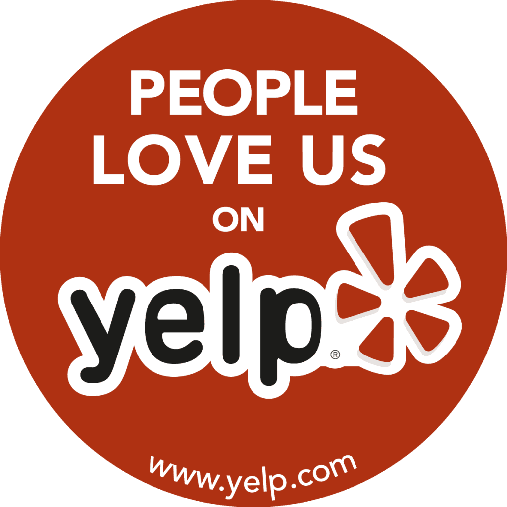 People Love Us On Yelp Badge