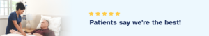 Patients review and rating banner