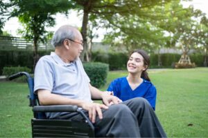 Patient receiving treatment for multiple sclerosis or myasthenia gravis.
