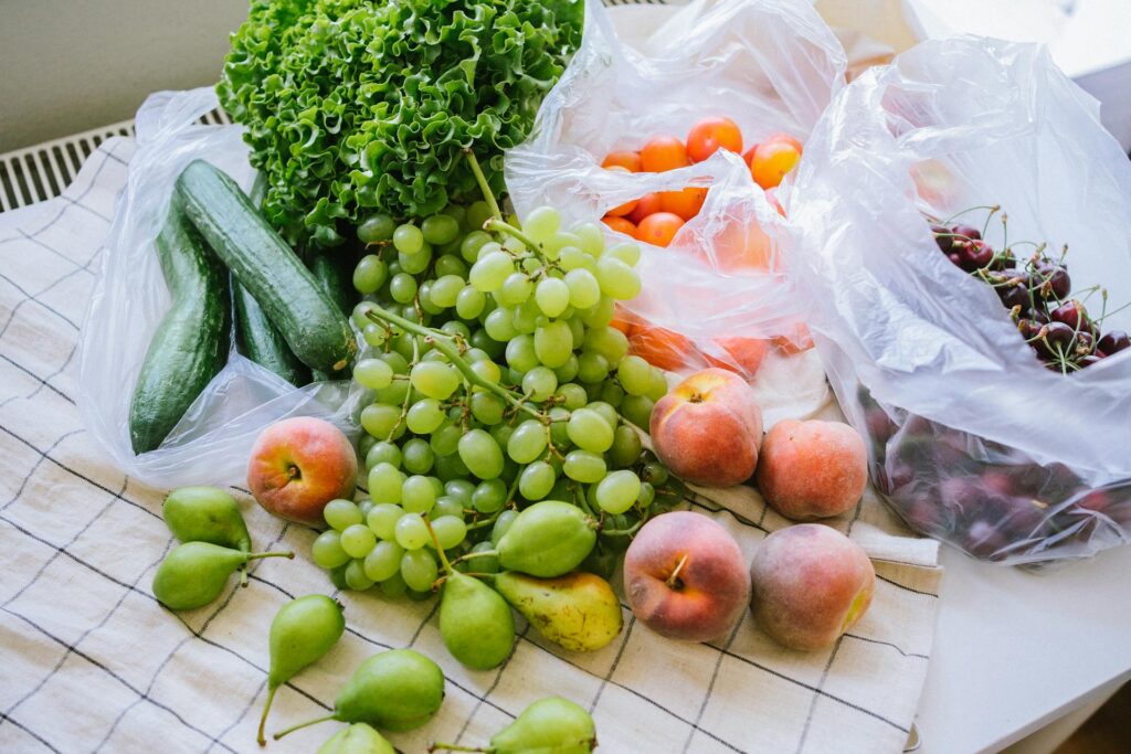 Fruits and vegetables