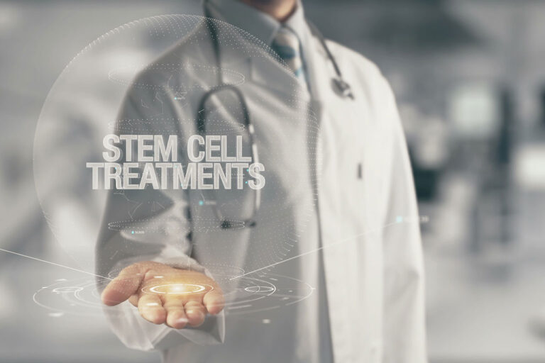 Concept image of stem cell treatments/bone marrow transplant