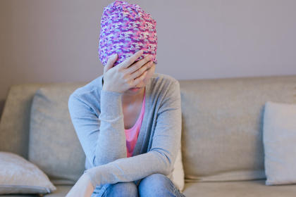 Patient at home suffering from Lazcluze side effects